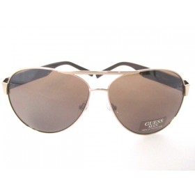 Mens Guess Designer Sunglasses, complete with case and cloth GU 6695 Gold-1F